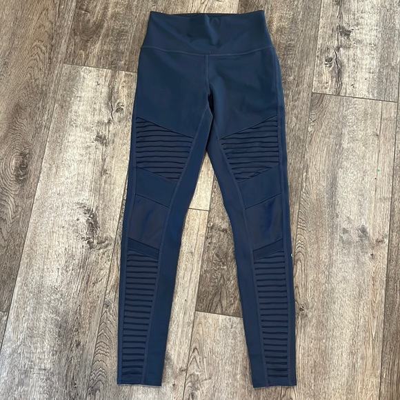 Alo High Waist Moto Leggings - Picture 3 of 5